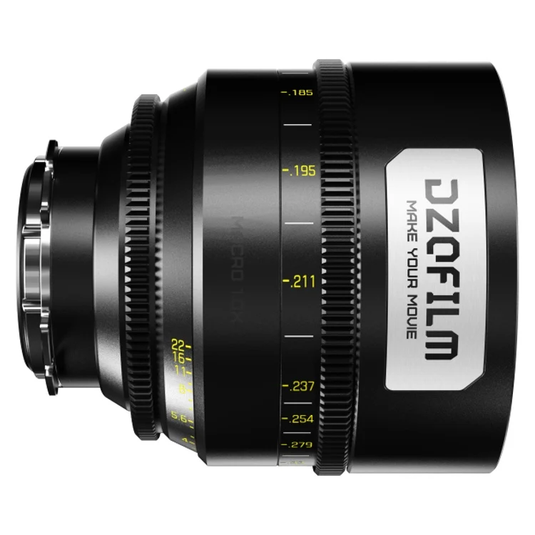 DZOFilm Gnosis 32mm T2.8 Objectif à focale fixe macro dans un étui de sécurité - métrique