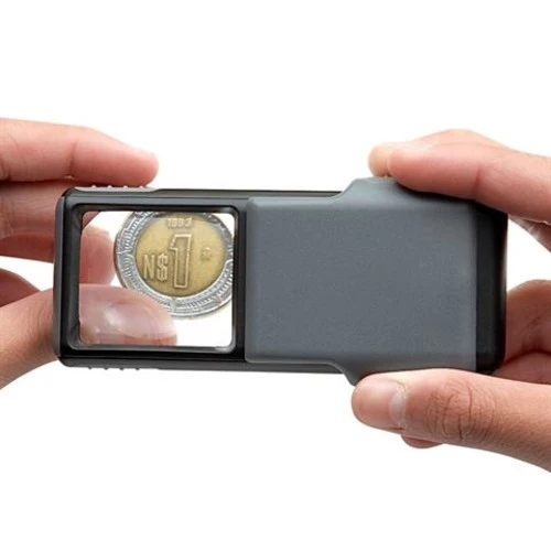 Carson Pop-Up Loupe de poche avec LED 5x40mm