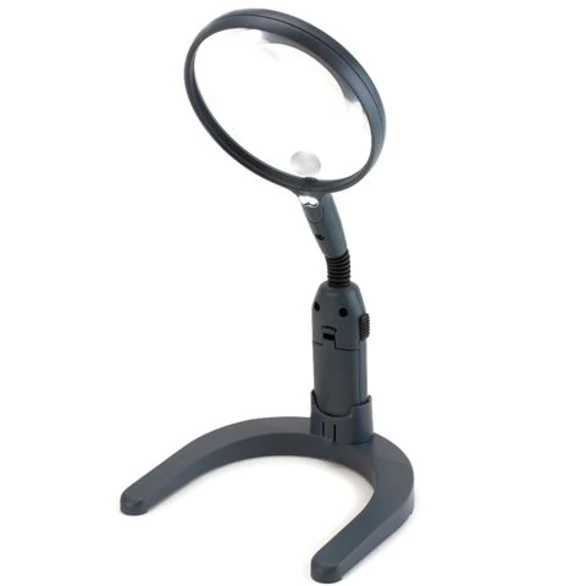 Carson Loupe de Table flexible avec LED 2x110mm