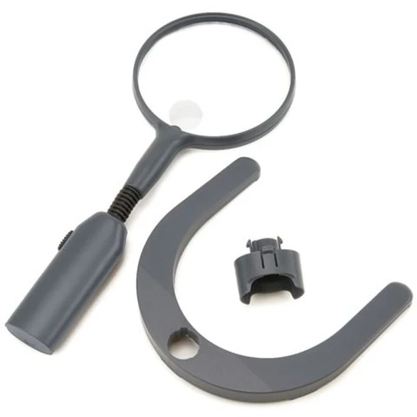 Carson Loupe de Table flexible avec LED 2x110mm