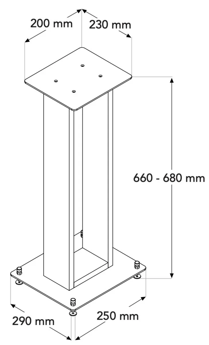 Norstone Alva Plus Noir / Noyer (la paire)