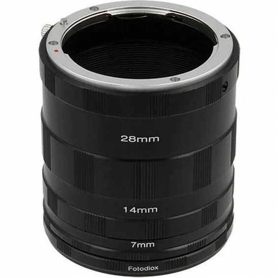 Fotodiox Ensemble de Tubes d'Extension Macro pour appareils photo reflex à monture Nikon F pour la photographie en gros plan extrême