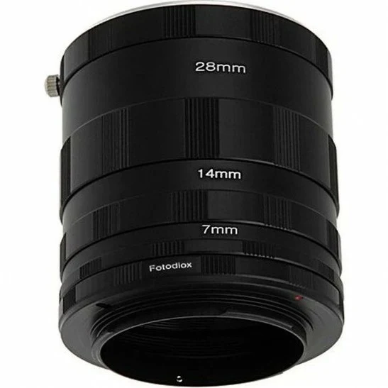 Fotodiox Ensemble de Tubes d'Extension Macro pour appareils photo reflex à monture Nikon F pour la photographie en gros plan extrême