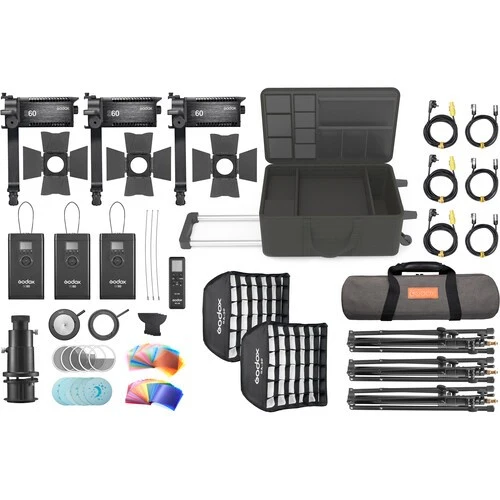 Godox Focusing S60 Kit d'éclairage LED