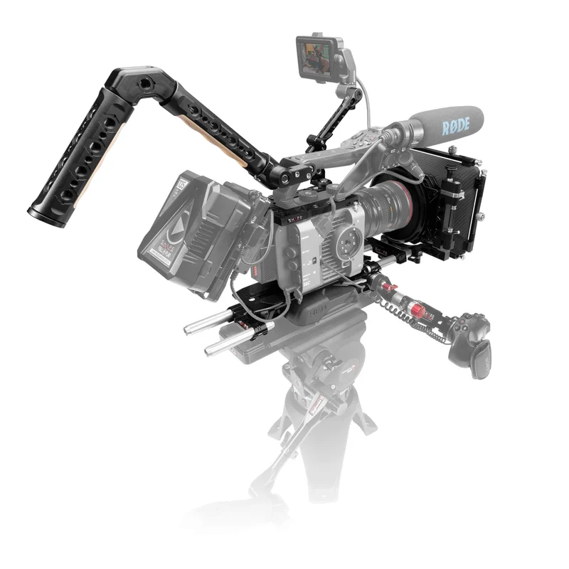 Shape Sony FX6 baseplate, top plate, controller top handle,VF. monture, matte box, follow focus pro