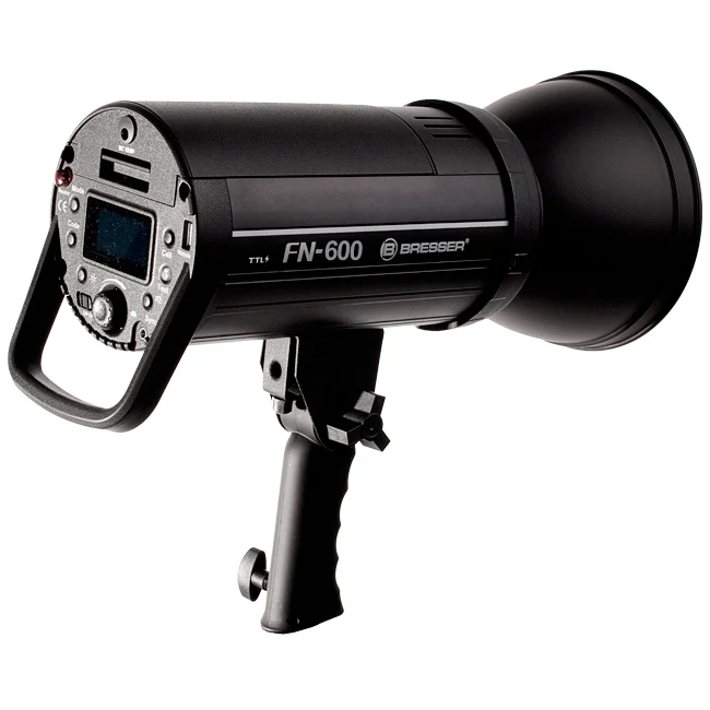 Bresser FN-600 TTL flash Nikon + batterie