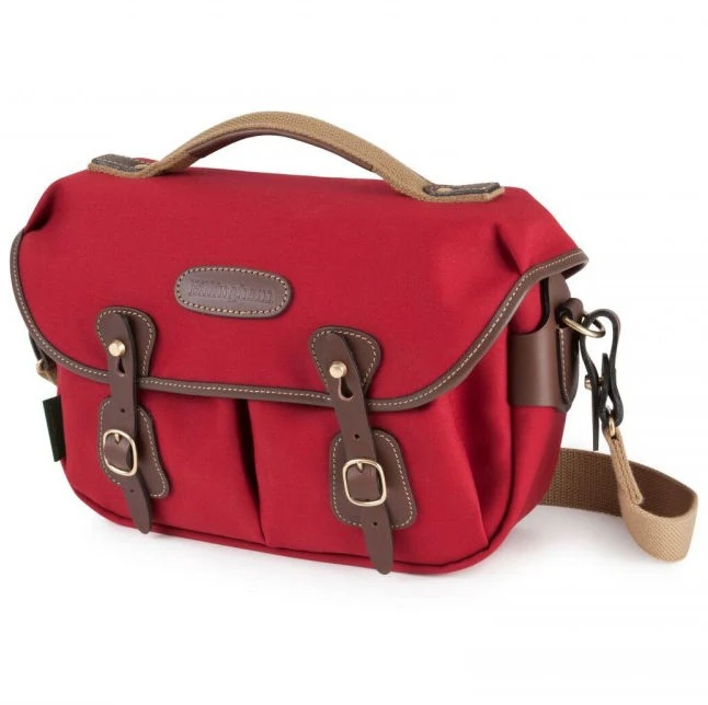 Billingham Hadley Small Pro Sac Bordeaux/Chocolat En Toile