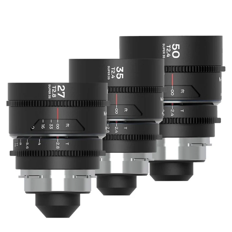 Laowa Nanomorph S35 (27,35,50mm) Ensemble (Argent) (Cine) Arri PL/EF