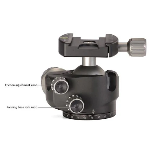 Leofoto LH-40 Rotule Avec Plaque À Dégagement Rapide QP-70