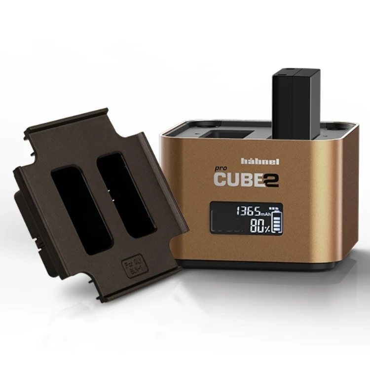 Hähnel ProCube2 Plaque de batterie pour les Batteries Olympus BLN-1