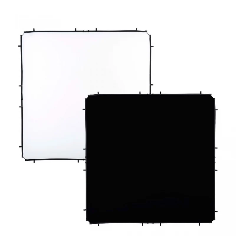 Manfrotto LL LR82221R Skylite Rapid Fabric Large 200x200cm noir/blanc
