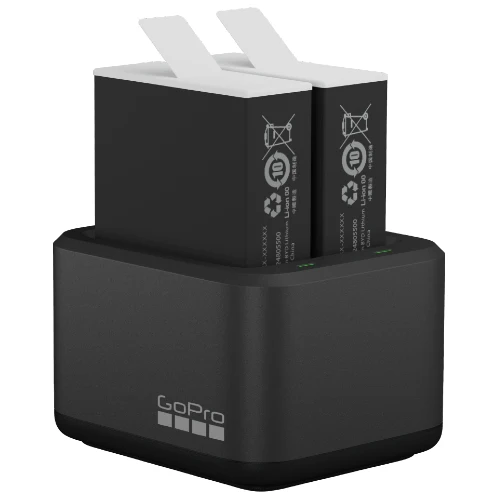GoPro Chargeur de batterie double + 2x batterie Enduro HERO9/10/11/12