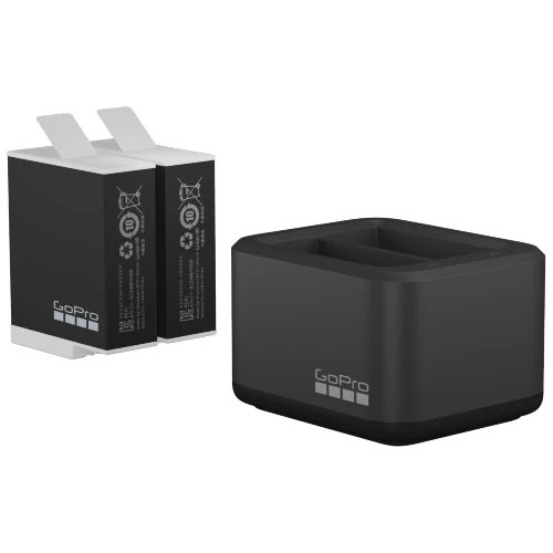 GoPro Chargeur de batterie double + 2x batterie Enduro HERO9/10/11/12