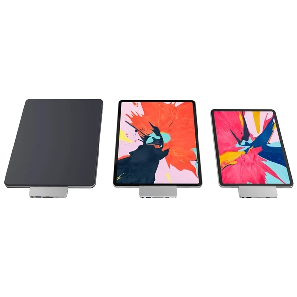 Hyper 6-in-1 USB-C hub iPad Pro Argent
