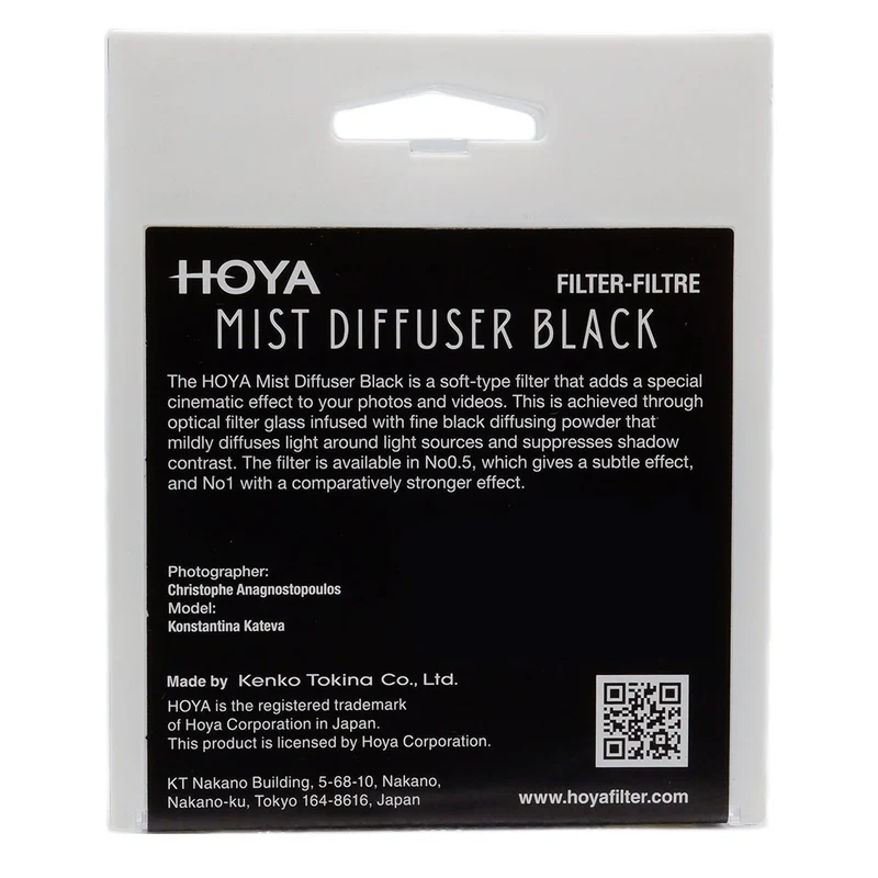 Hoya 58MM Diffuseur de brume BK No 1