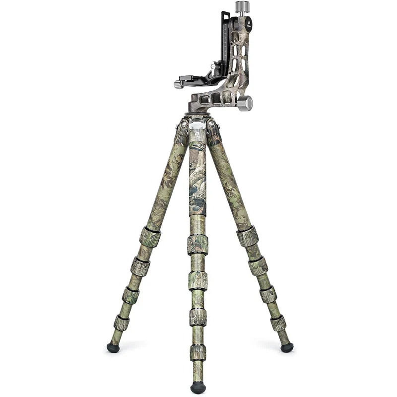 Leofoto Ranger LS-365C + tête pivotante PG-1 Full Camo