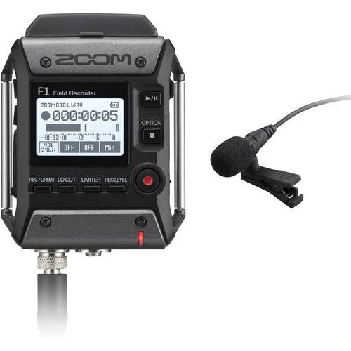 Zoom F1-LP Enregistreur Portatif Avec Micro-Cravate