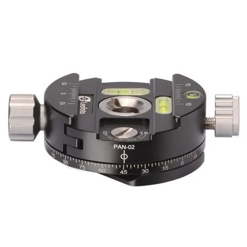 Leofoto PAN-02 + QP70 Quick-Release Pince