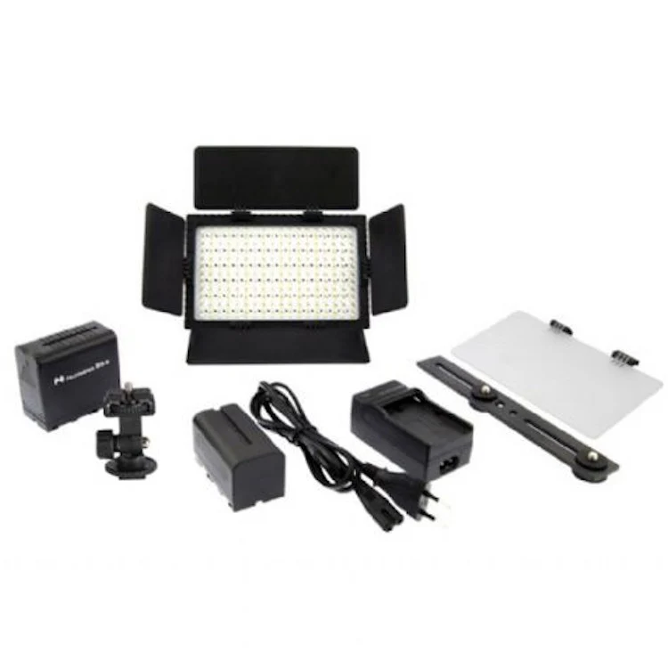 Falcon Eyes Kit Lampe LED Variable DV-216VC-K2 Sur Batterie