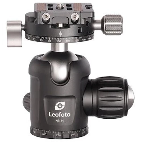 Leofoto NB-34 Rotule avec plaque de fixation rapide NP-50