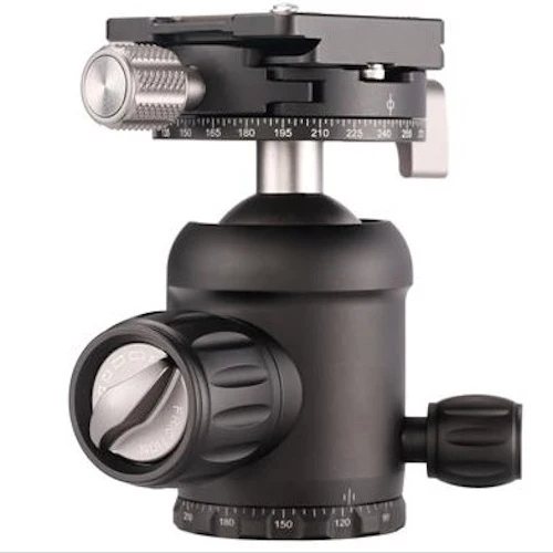 Leofoto NB-34 Rotule avec plaque de fixation rapide NP-50