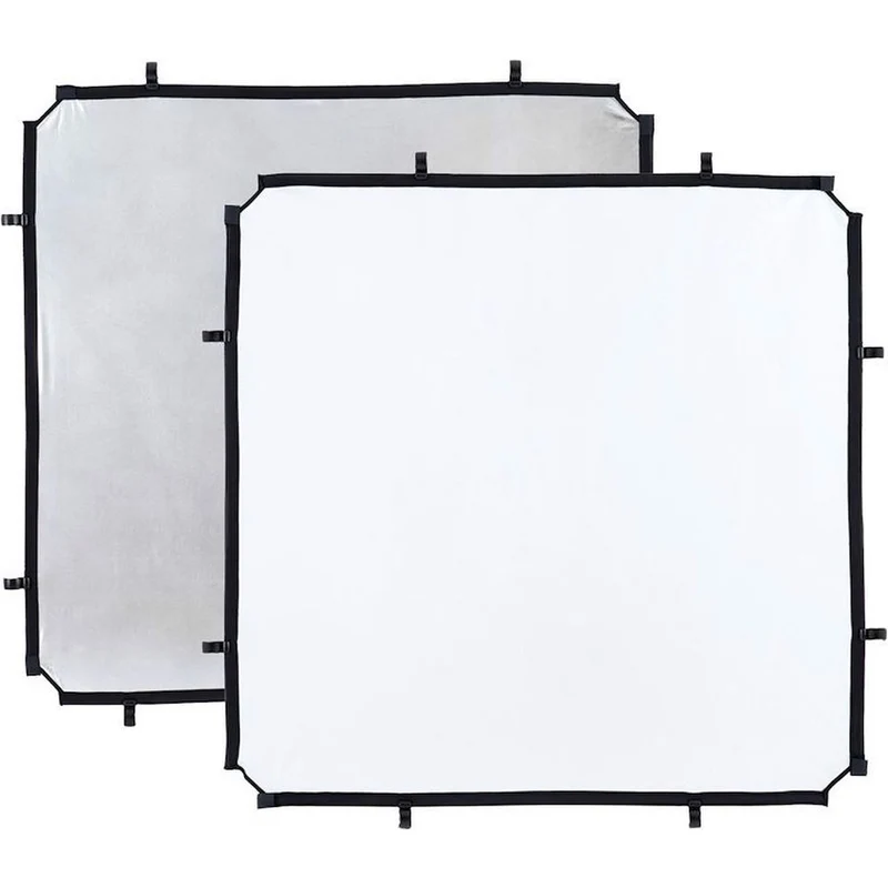 Manfrotto LL LR81131R Skylite Rapid Fabric Small 110x110cm argent/blanc