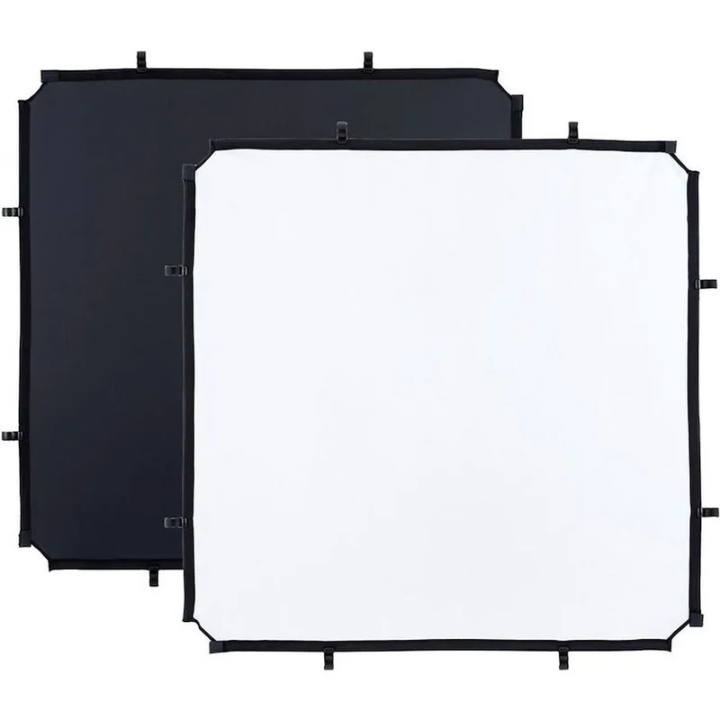 Manfrotto LL LR81121R Skylite Rapid Fabric Small 110x110cm noir/blanc