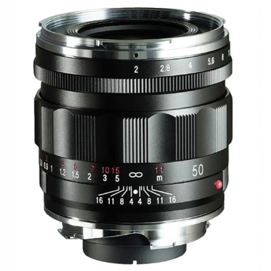 Voigtlander APO-Lanthar 50mm f/2.0 VM noir Leica M à baïonnette