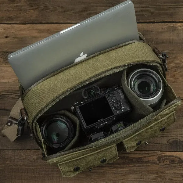 Wotancraft Scout Camera Bag - Vert olive