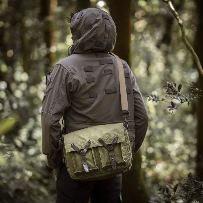 Wotancraft Scout Camera Bag - Vert olive