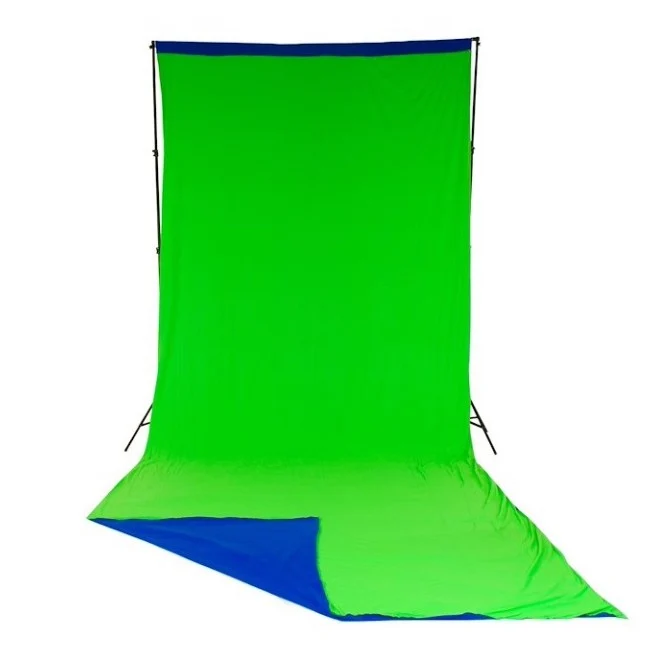 Manfrotto LL LC5887 Rideau Chromakey 300x700cm bleu/vert Réversible