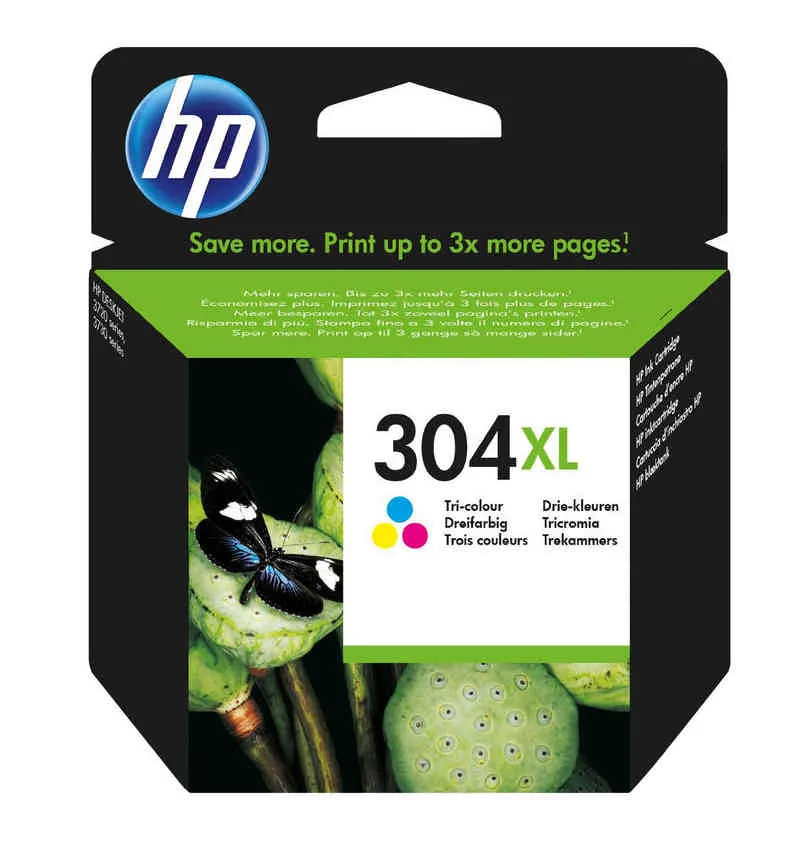HP 304XL Cartouche d'encre trois couleurs