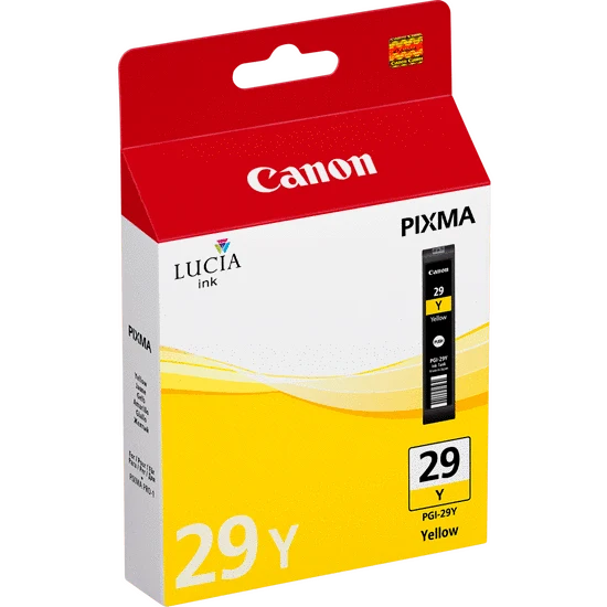 Canon PGI-29Y Cartouche d'encre Jaune pour PIXMA PRO-1