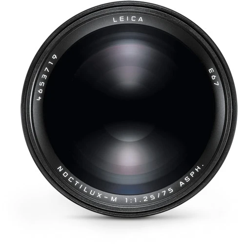 Leica 11676 Noctilux-M 75mm f/1.25 ASPH - Noir