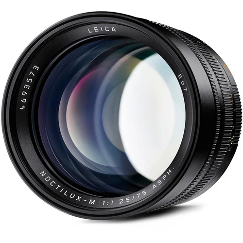 Leica 11676 Noctilux-M 75mm f/1.25 ASPH - Noir