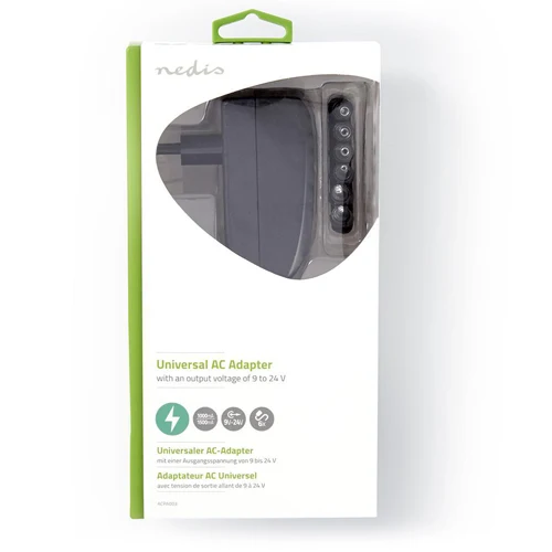 Nedis adaptateur secteur universel 9.0-24V DC, 1.0-1.5A, 24W