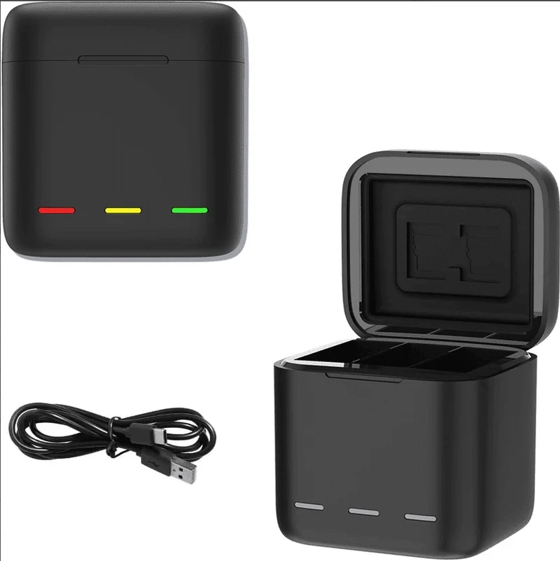 Telesin Triple Chargeur de Batterie Box - pour GoPro Hero 9/10