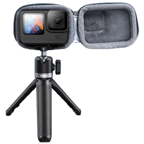 Telesin Étui le Rangement pour GoPro Hero 9/10 - Gris