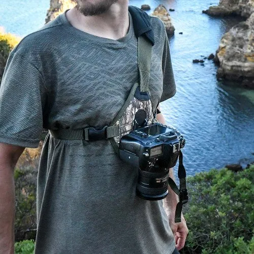 Cotton Carrier Skout G2 Sling style Harnais pour 1 caméra Camouflage