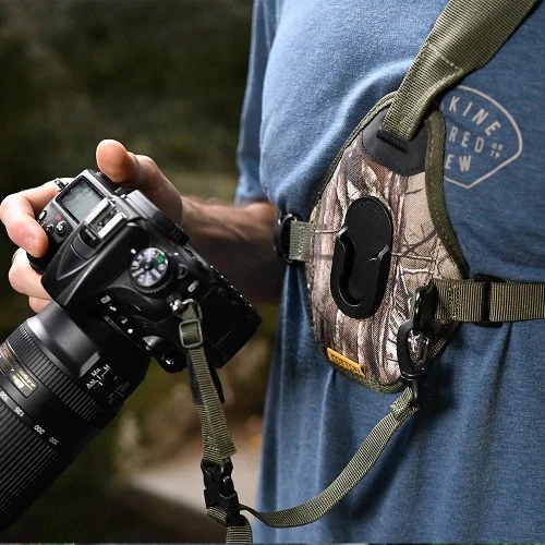 Cotton Carrier Skout G2 Sling style Harnais pour 1 caméra Camouflage