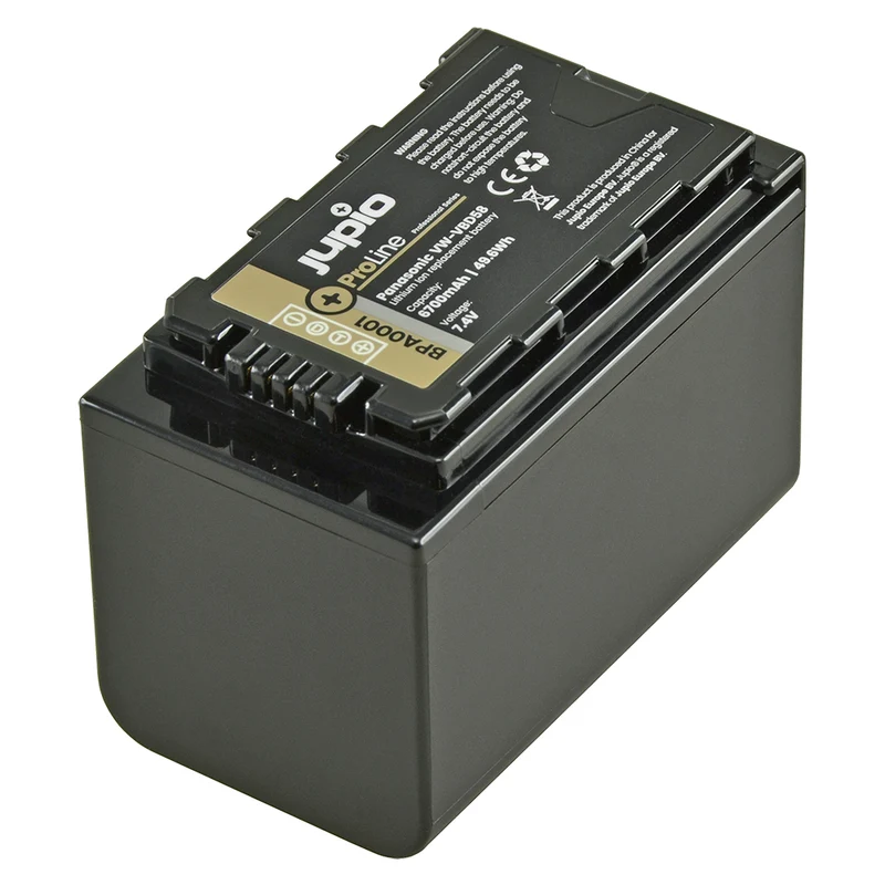 Jupio ProLine VW-VBD58 / AG-VBR59 6700mah (with LED indicator)