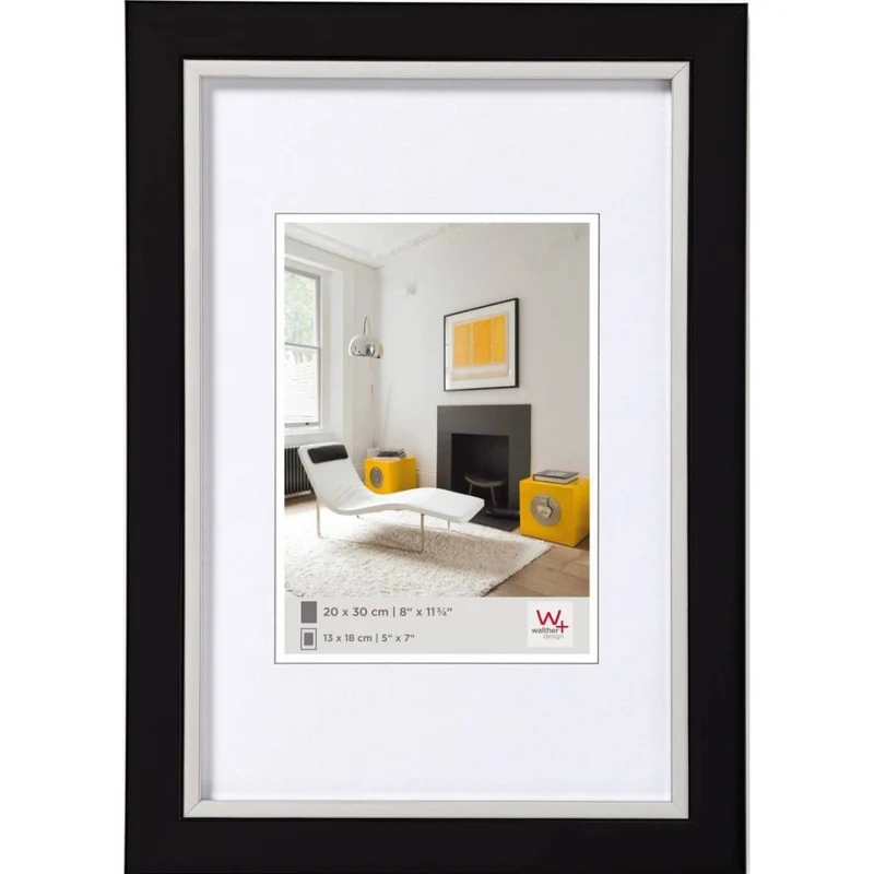 Walther Metro Cadre photo 13x18 cm noir