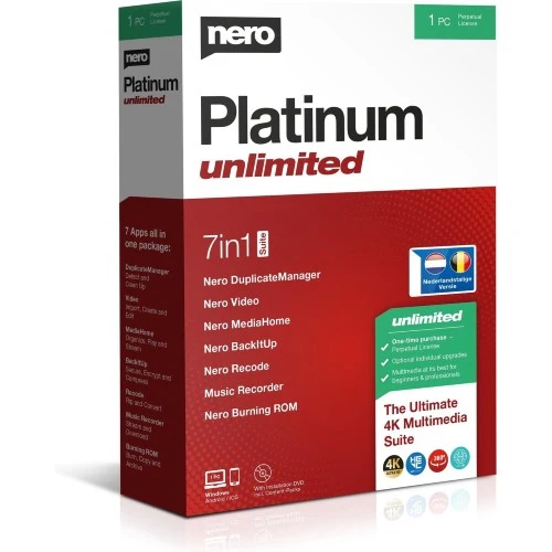 Nero Platinum Unlimited - multilanguage *Digitale Licentie*