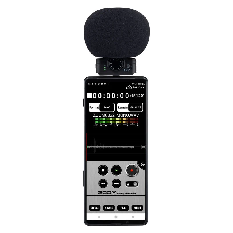 Zoom Am7 Ms Microphone stéréo pour Android