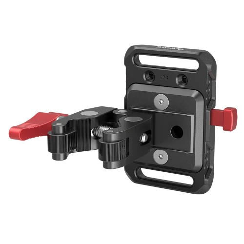 SmallRig 2989 Mini V-Mount Batterie Plate avec Pince en Forme de Crabe