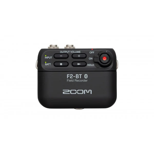 Zoom F2-BT Enregistreur portable avec micro cravate avec contrôle Bluetooth intégré