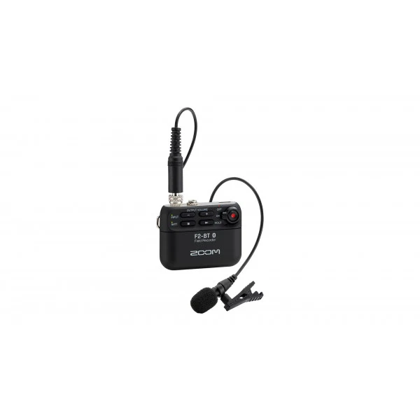 Zoom F2-BT Enregistreur portable avec micro cravate avec contrôle Bluetooth intégré