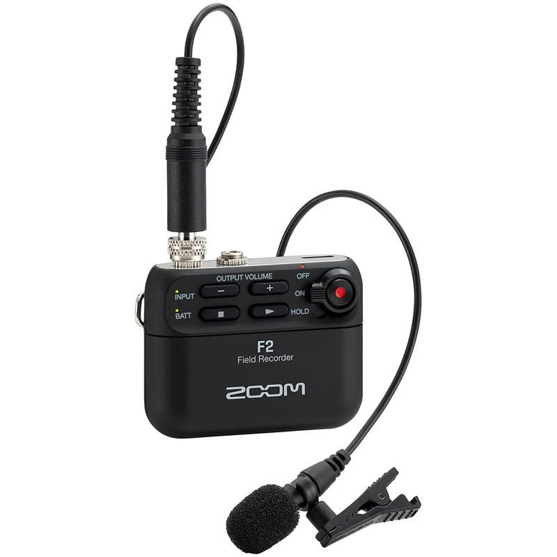 Zoom F2 Enregistreur Portable avec Microphone Lavalier