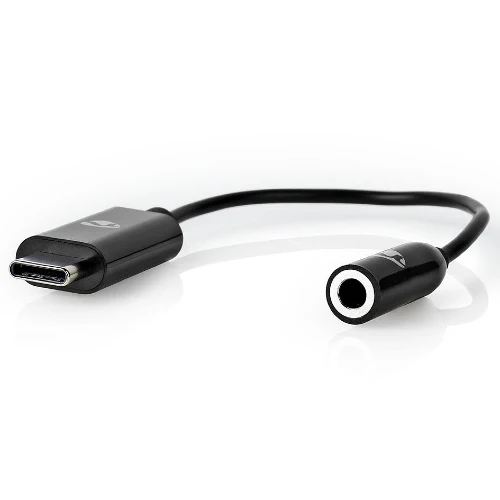 Nedis USB-C Mâle vers 3,5mm Femelle 0,15 m noir