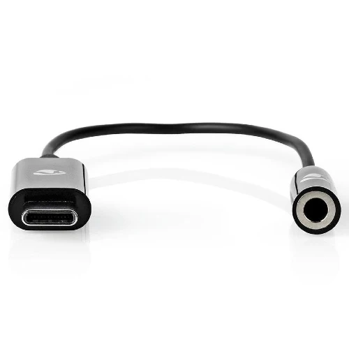 Nedis USB-C Mâle vers 3,5mm Femelle 0,15 m noir